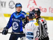 Jan Hladonik z Vítkovic - Utkání 15. kola hokejové Tipsport extraligy: HC Vítkovice Ridera - Bílí Tygři Liberec, 27. října 2024, Ostrava.