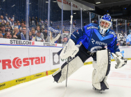 Brankář Vítkovic Lukáš Pařík - Utkání 15. kola hokejové Tipsport extraligy: HC Vítkovice Ridera - Bílí Tygři Liberec, 27. října 2024, Ostrava.